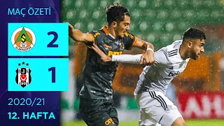 ÖZET: A. Alanyaspor 2-1 Beşiktaş | 12. Hafta - 2020/21