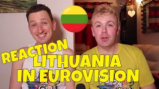 LITHUANIA IN EUROVISION - REACTION - ALL SONGS 1994-2020