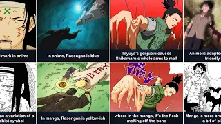 Naruto Anime vs Manga Differences︱Manga vs Anime Naruto