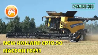 Harvest 2022 | New Holland CR10.90 combine & MacDon FD241 header