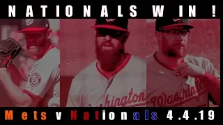 New York Mets vs Washington Nationals Highlights | April 4, 2019