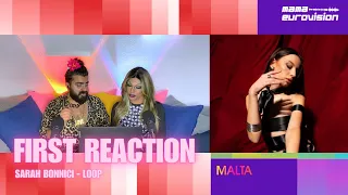 🇲🇹 Malta | Sarah Bonnici - Loop - First Reaction - Eurovision 2024
