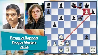 Paralyzed Position || Praggnanandhaa vs Rapport || Prague Masters 2024