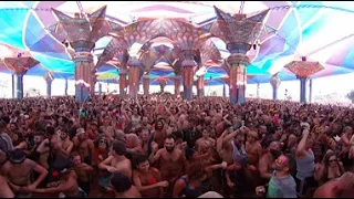 Boom 2018 -  Ace Ventura blasting at The Dance Temple - Front - Interactive 360 degrees 4K Video