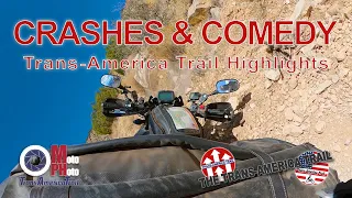 ALL the CRASHES from the TAT - TransAmerica Trail