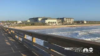 St. Augustine Beach littered with surfers, spectators and fishers Sunday morning