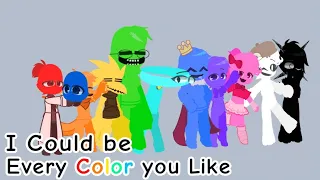 I Could Be every Color You Like meme - Rainbow Friend chapter 2 + oc