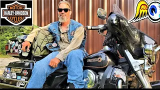 GOING HOMELESS On 1998 Evo HARLEY Davidson ELECTRAGLIDE Motorcycle Wandering NOMAD Biker For A Week