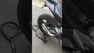 APRILIA RS660 SC PROJECT CR-T Exhaust System Sound (Cold Start, FlyBy)