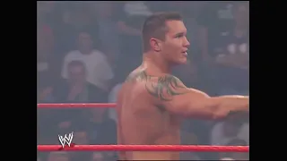 Randy Orton, Chris Jericho & Maven vs  Batista & Ric Flair 2004 part 1