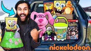 I Filled Up My Whole Car At This THRIFT STORE With Nostalgic GOLD!! *NICKELODEON / SPONGEBOB!!*