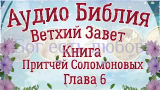 Книга притчей Соломоновых. Глава 6. Аудио Библия. Ветхий Завет. Аудиокнига, читает Денис Гаврилов.