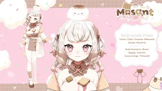 【Model Showcase】: Mosant VTuber l Live2D x Vbridger x hand tracking