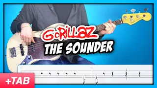 Gorillaz - The Sounder | Bass Cover with Play Along Tabs