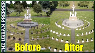 Cleaning the Gravestones of 100 Nuns