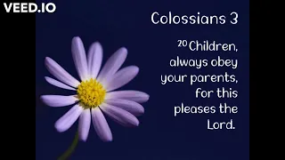 Colossians 3:18-25