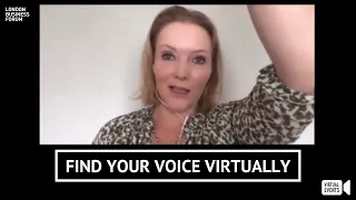 Caroline Goyder reveals how to find your voice virtually