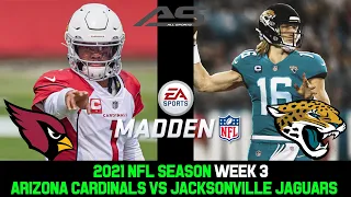 NFL 2021 Season - Week 3 - Arizona Cardinals vs Jacksonville Jaguars - 4K - AllSportsStation