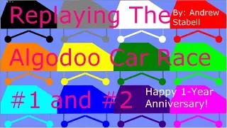 Replaying The Algodoo Car Race #1 and #2 (1-Year Anniversary Special)