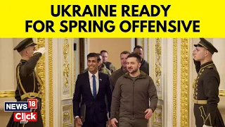 Zelenskyy Meets Rishi Sunak On European Tour | UK Promises Attack Drones, More Missiles For Ukraine