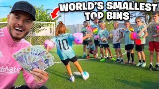 MULTIBALL CHALLENGE WITH WORLDS SMALLEST TOP BINS TARGET 🎯🤯