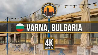 🇧🇬 VARNA, BULGARIA – 4K Early Morning Walking Tour (2023)