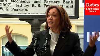 JUST IN: VP Kamala Harris Touts The Biden Administration's Economic Strategy At Event In Durham, NC