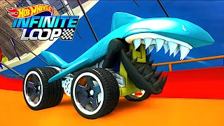 HOT WHEELS INFINITE LOOP – New Car Shark Bite Unlocked – Hard Levels 5.3 and 5.4 Campaign #42