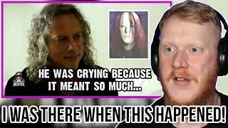 *I WAS THERE!* Kirk Hammett's Emotional Story About Joey Jordison REACTION | OFFICE BLOKE DAVE