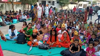 Abhinav's school #deepawali celebration #ahmedabad  maniba education campus #india #