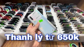 Hàng về quá nhiều chỉ từ 650k, iP 11/64gb/p98%, 12prm, 13prm, 13 bh dài miên man, Samsung, Oppo, Viv