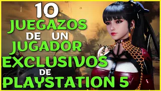 10 MEJORES JUEGOS  EXCLUSIVOS de PlayStation 5 que DEBES JUGAR YA