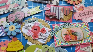 Make Embellishments from Scraps, Stash & Happy Mail