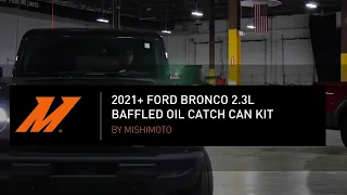 2021+ Ford Bronco 2 3L Baffled Oil Catch Can Install