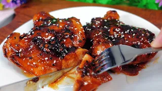 Honey ginger chicken! Simple and tasty dinner recipe