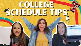 College Schedule Tips | Texas Tech Vlog Squad