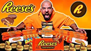 تحدي ١٥،٠٠٠ سعرة من الريسيس 🍫 Reese's 15,000 Calorie Challenge