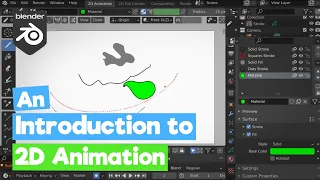 Blender 2D Animation Tutorial : Intro to Blender Grease Pencil