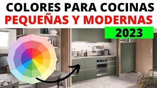 7 Colores para COCINAS PEQUEÑAS 2023 | Combinaciones, Pintura, Paredes, Paleta de Colores Modernas