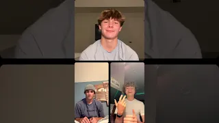 Jacob Moran, Brady Hepner, Will Buie Jr. Instagram livestream 22 Sept 2022