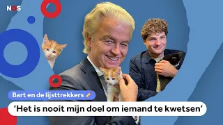 Katten knuffelen met Geert Wilders (PVV)