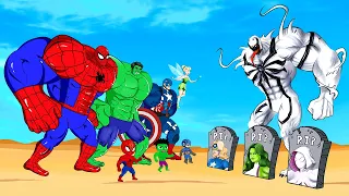 Rescue All HULK Family & SPIDERMAN, BATMAN vs ANTI-VENOM : Who Is The King Of Super Heroes ? - FUNNY