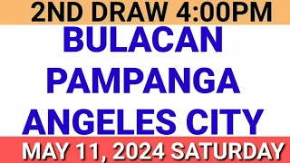 STL - BULACAN,PAMPANGA ANGELES CITY May 11, 2024 2ND DRAW RESULT