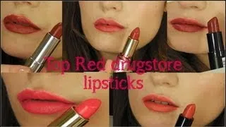 Top Red drugstore lipsticks