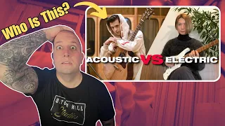 Marcin and Ichika Nito - Acoustic vs Electric || First Time Hearing Marcin 😳