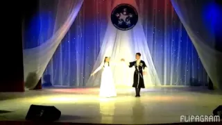 Танец Картули Аделина Такаева и Сармат Бекоев