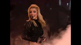 Britney Spears - Live In Las Vegas DWAD - Overprotected [AI UPSCALED 4K 60 FPS]