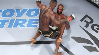 Jon Jones vs. Israel Adesanya Full Fight - EA Sports UFC 4