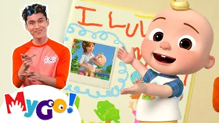 I 😍LOVE😍 MOMMY | International Day of Women | MyGo! Sign Language For Kids | @CoComelon | ASL