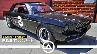 '65 Ford Mustang with NASCAR Transmission & 363 Stroker Making 680 hp | Street Legal Racecar